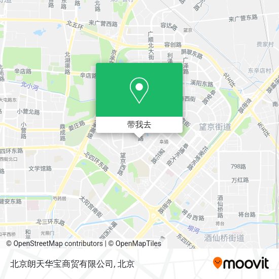 北京朗天华宝商贸有限公司地图