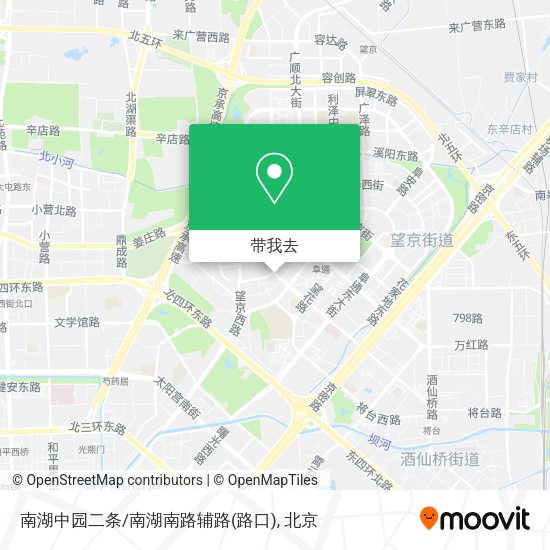 南湖中园二条/南湖南路辅路(路口)地图