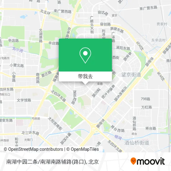 南湖中园二条/南湖南路辅路(路口)地图