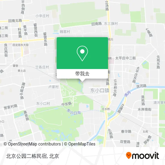 北京公园二栋民宿地图