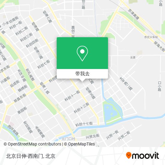 北京日伸-西南门地图