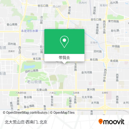 北大荒山庄-西南门地图