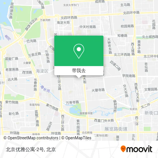 北京优雅公寓-2号地图