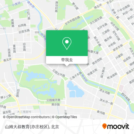 山姆大叔教育(亦庄校区)地图