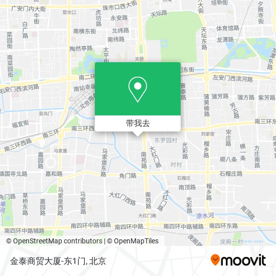 金泰商贸大厦-东1门地图