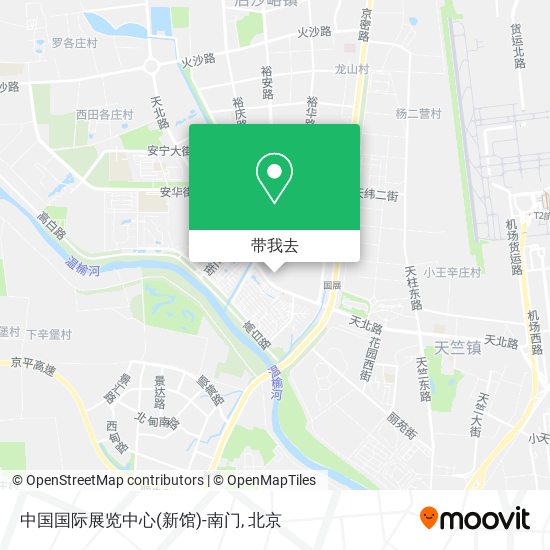 中国国际展览中心(新馆)-南门地图