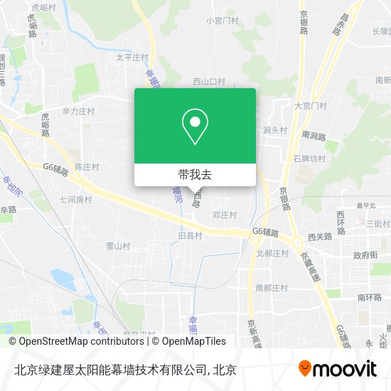 北京绿建屋太阳能幕墙技术有限公司地图