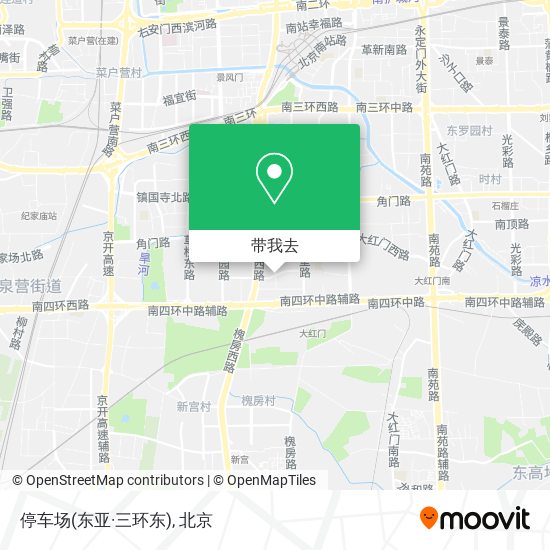 停车场(东亚·三环东)地图