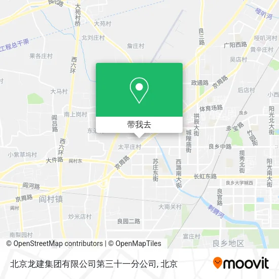 北京龙建集团有限公司第三十一分公司地图