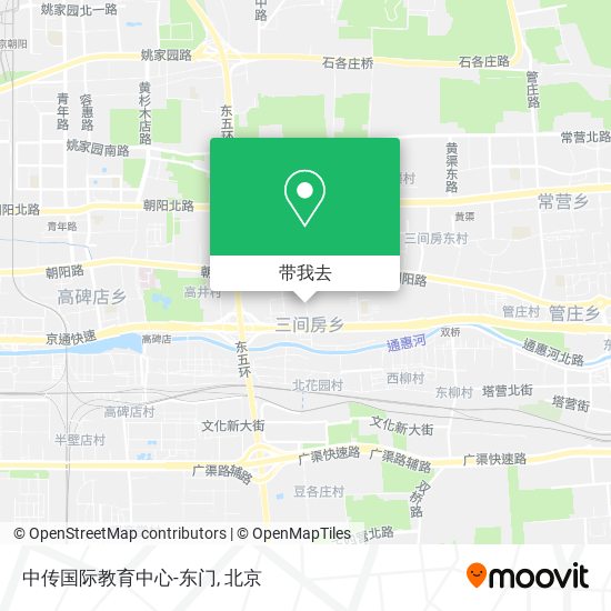 中传国际教育中心-东门地图