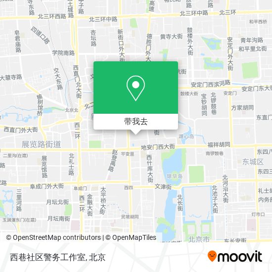 西巷社区警务工作室地图