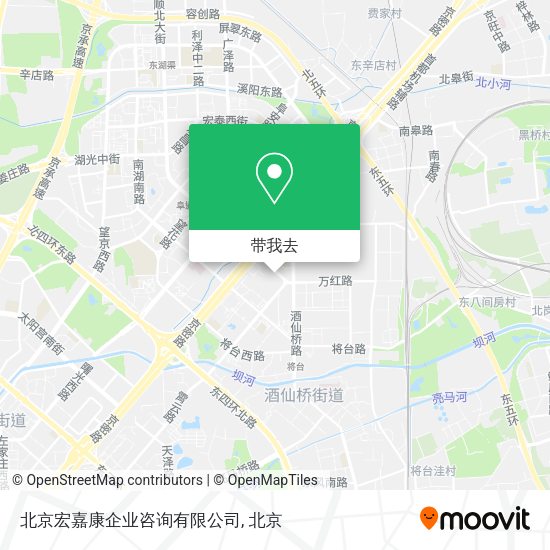 北京宏嘉康企业咨询有限公司地图
