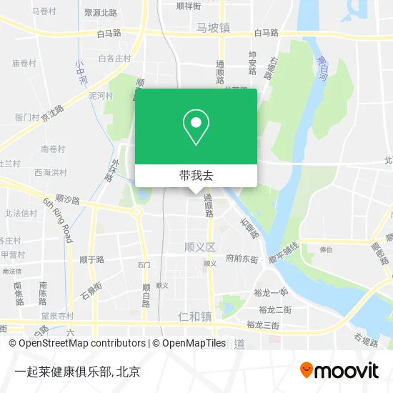 一起莱健康俱乐部地图