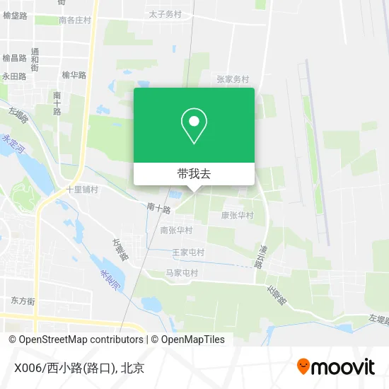 X006/西小路(路口)地图
