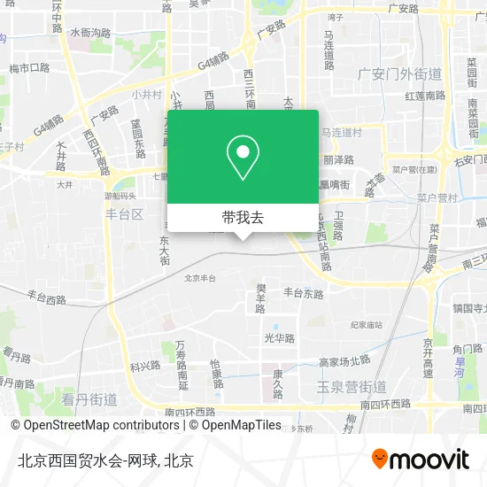 北京西国贸水会-网球地图