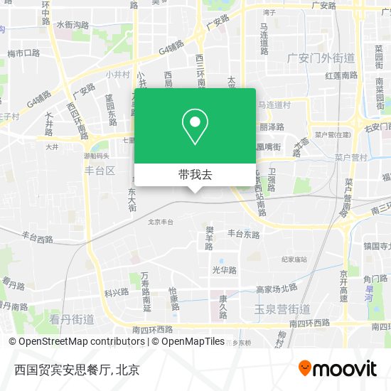西国贸宾安思餐厅地图