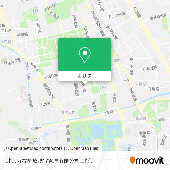 北京万福柳成物业管理有限公司地图