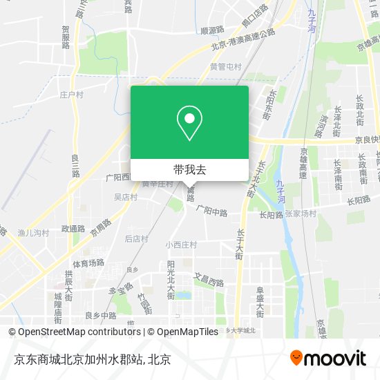 京东商城北京加州水郡站地图