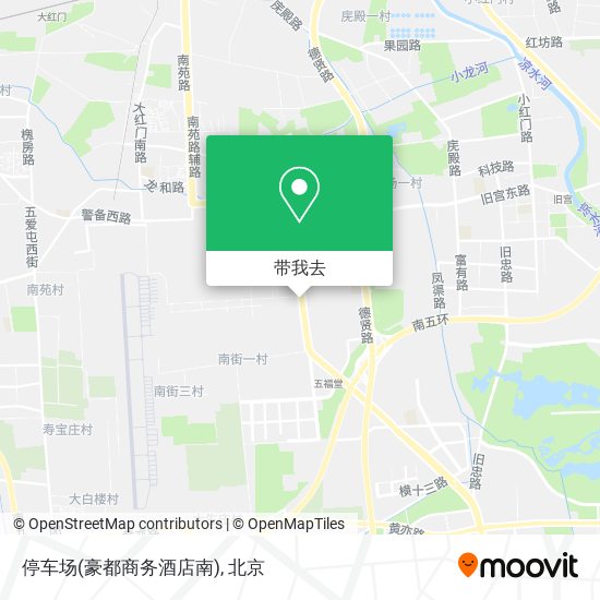 停车场(豪都商务酒店南)地图