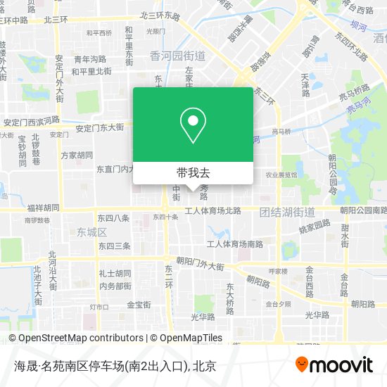 海晟·名苑南区停车场(南2出入口)地图