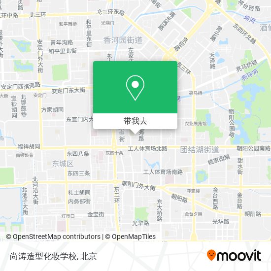 尚涛造型化妆学校地图