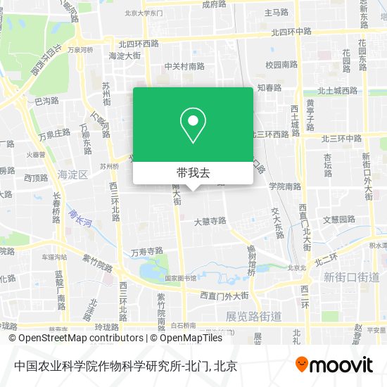 中国农业科学院作物科学研究所-北门地图