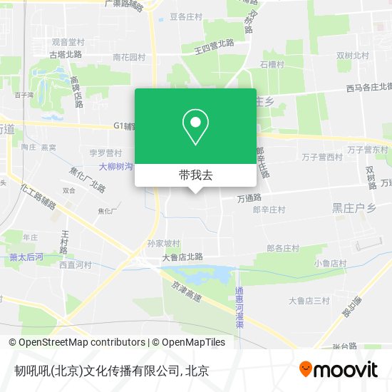 韧吼吼(北京)文化传播有限公司地图