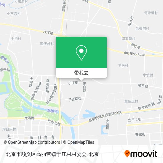 北京市顺义区高丽营镇于庄村村委会地图