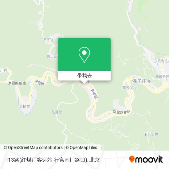f13路(红煤厂客运站-行宫南门路口)地图