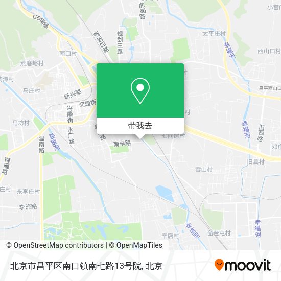 北京市昌平区南口镇南七路13号院地图