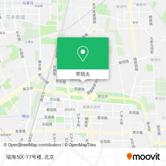 瑞海5区-17号楼地图