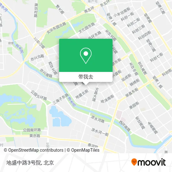 地盛中路3号院地图