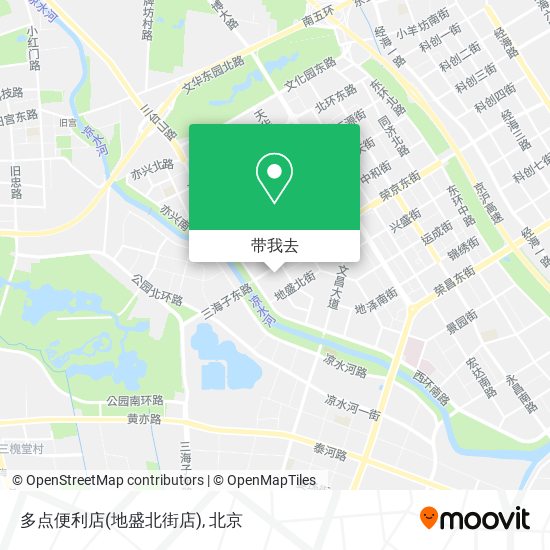 多点便利店(地盛北街店)地图