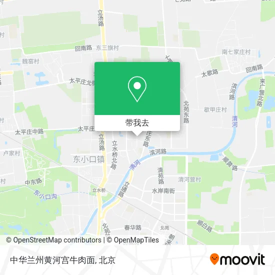 中华兰州黄河宫牛肉面地图