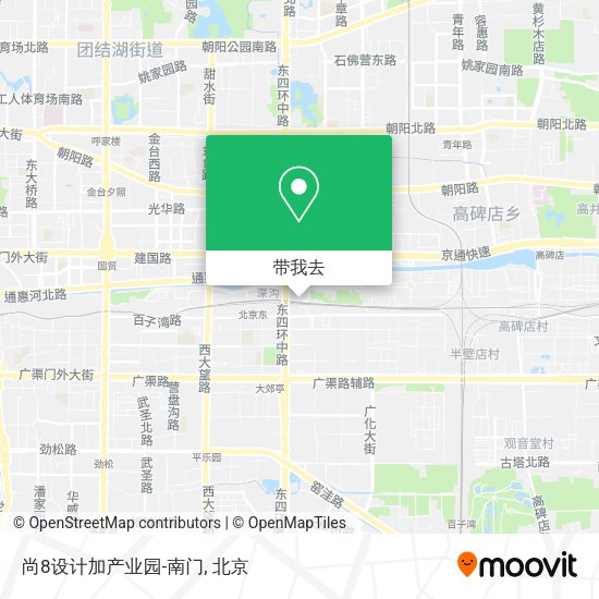 尚8设计加产业园-南门地图