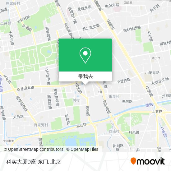 科实大厦D座-东门地图