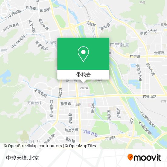 中骏天峰地图