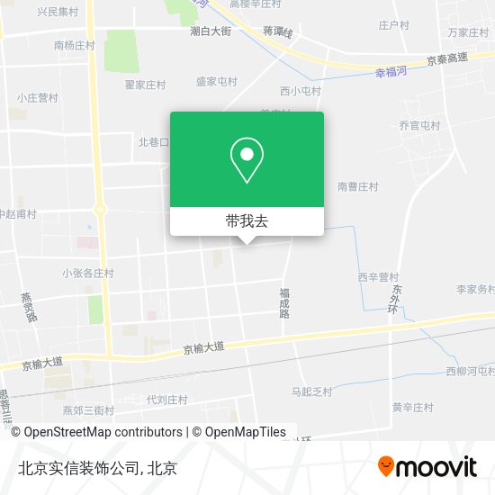 北京实信装饰公司地图