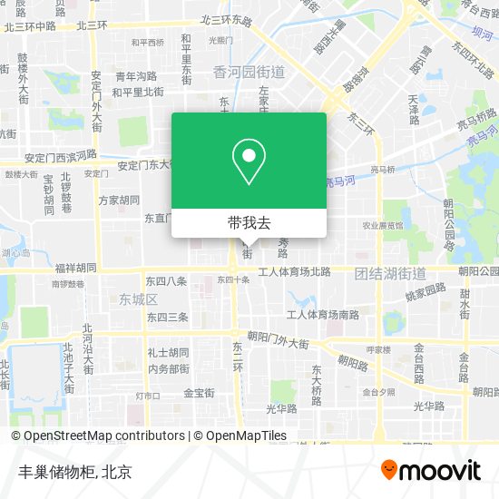 丰巢储物柜地图