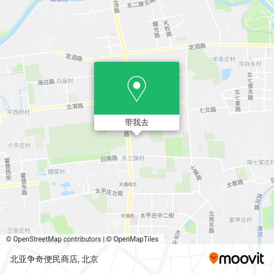 北亚争奇便民商店地图