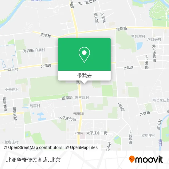北亚争奇便民商店地图
