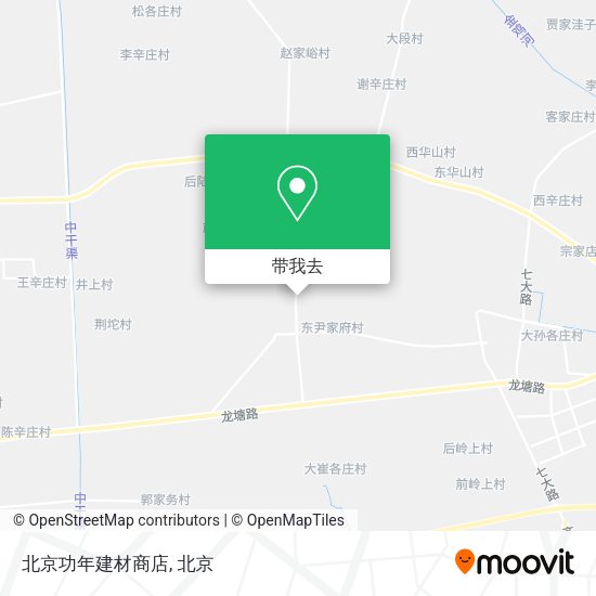 北京功年建材商店地图