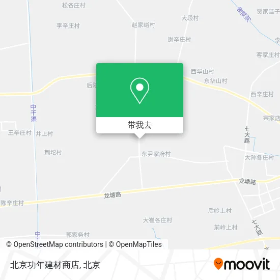 北京功年建材商店地图