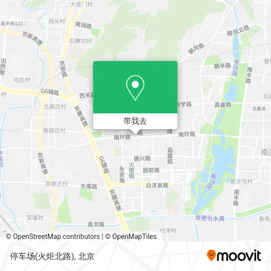 停车场(火炬北路)地图