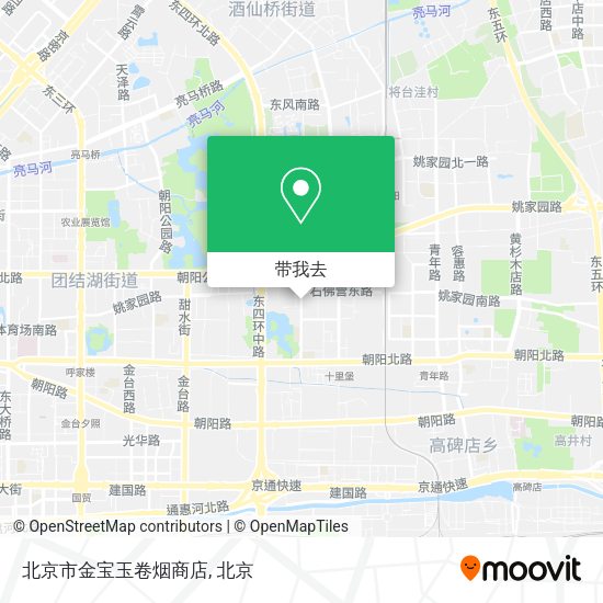 北京市金宝玉卷烟商店地图