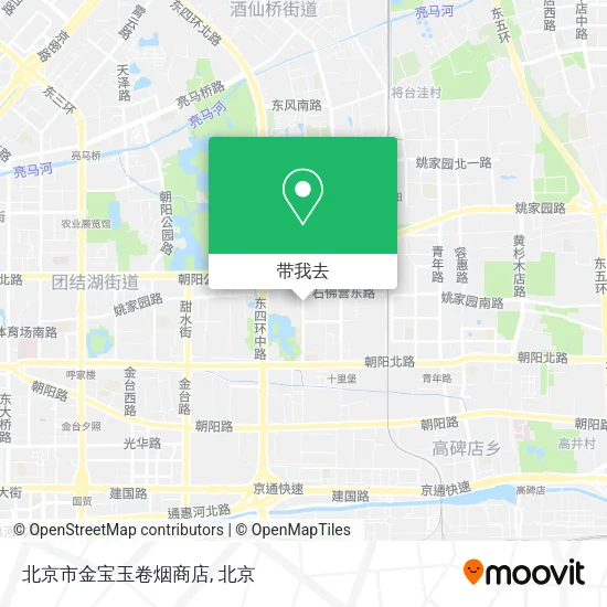 北京市金宝玉卷烟商店地图