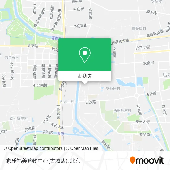 家乐福美购物中心(古城店)地图