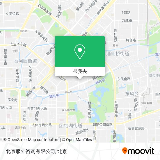 北京服外咨询有限公司地图