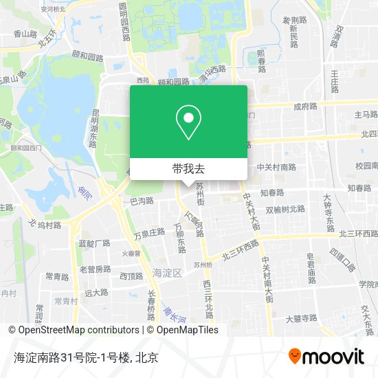 海淀南路31号院-1号楼地图