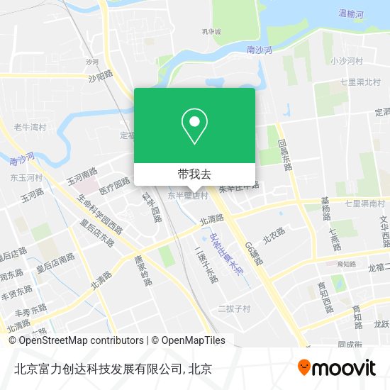 北京富力创达科技发展有限公司地图
